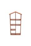 Living and Home Wall Mounted Wooden Storage Cabinet Organizer Shelf thumbnail 4