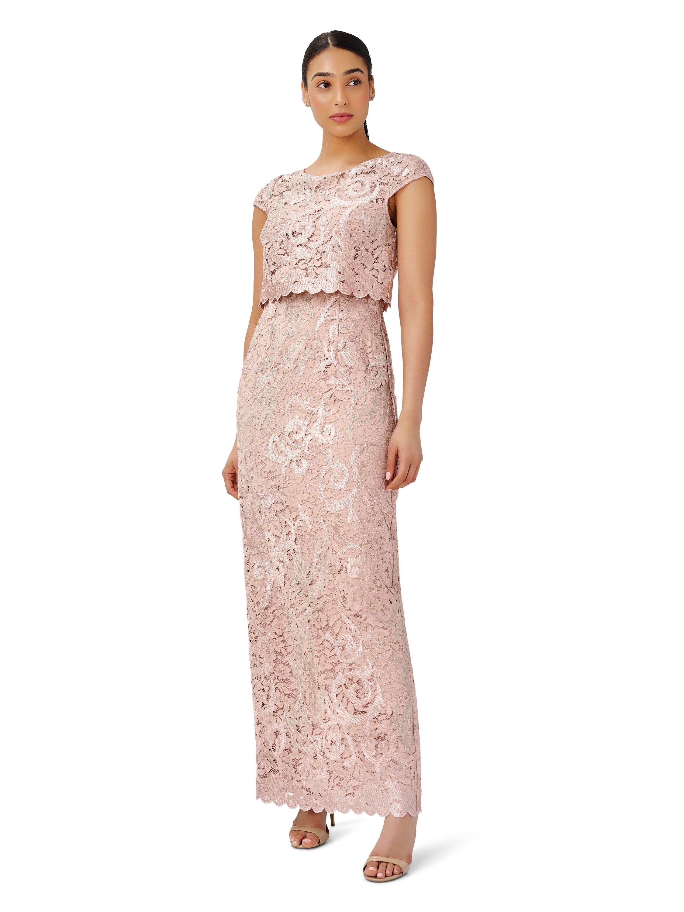 Dresses Embroidered Lace Gown Adrianna Papell