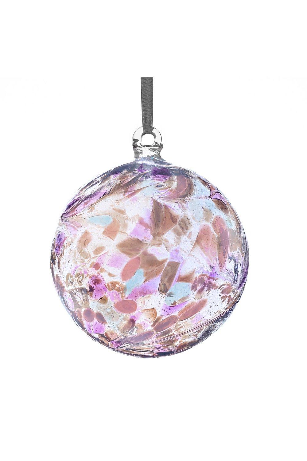 Decorative Accessories Sienna Glass 10cm Friendship Ball Pearl Sienna Glass