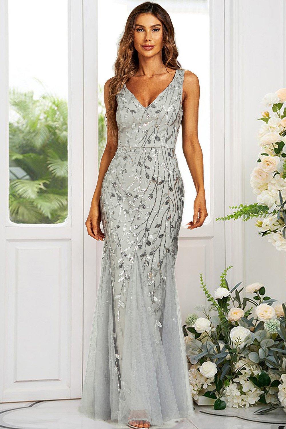 Silver sequin outlet bridesmaid dresses uk