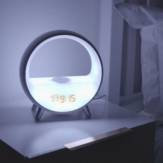 ValueLights Large Smart Sunrise Alarm Clock With Wireless Charging And Bluetooth Speaker 6