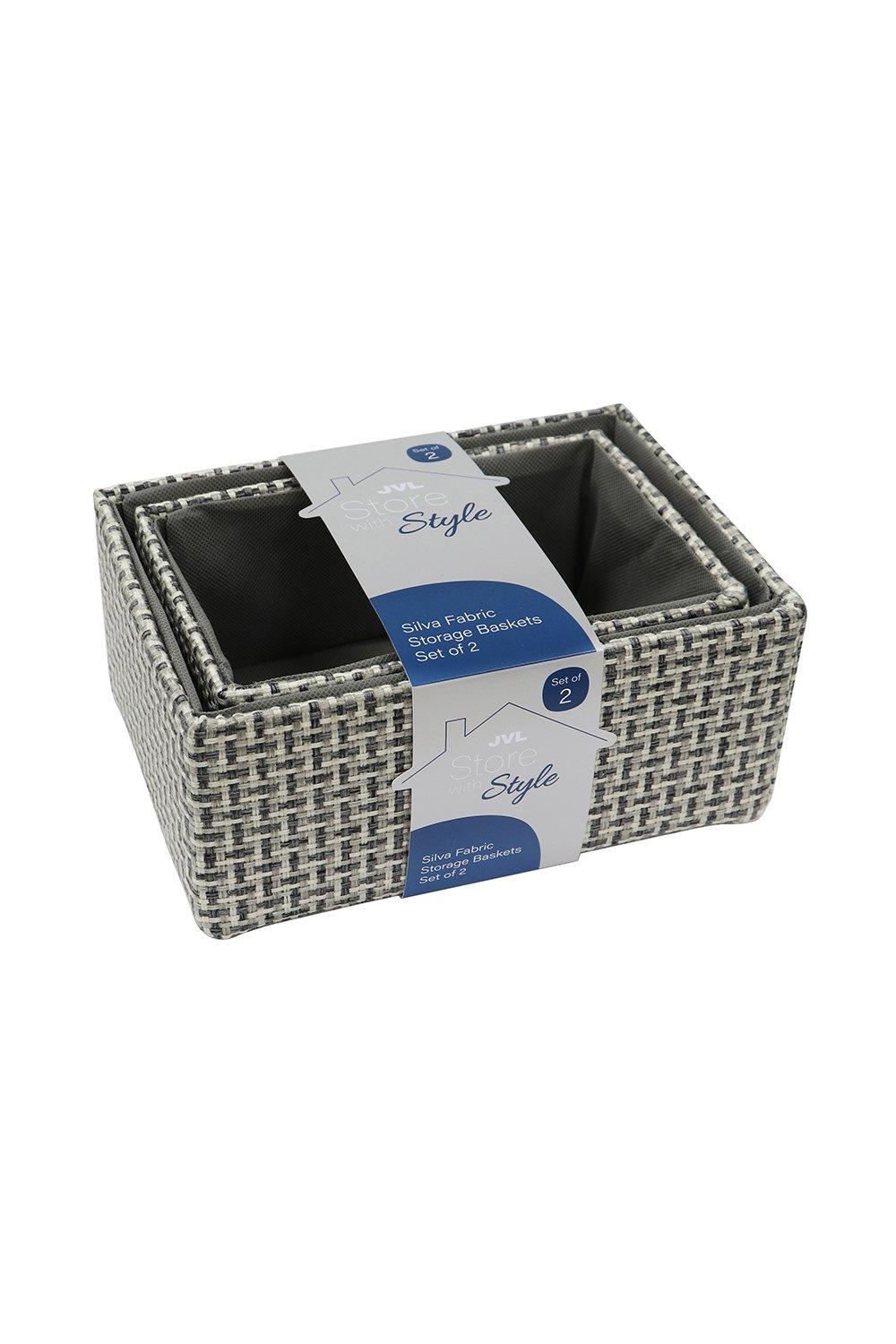 Silva Rectangular Fabric Storage Boxes