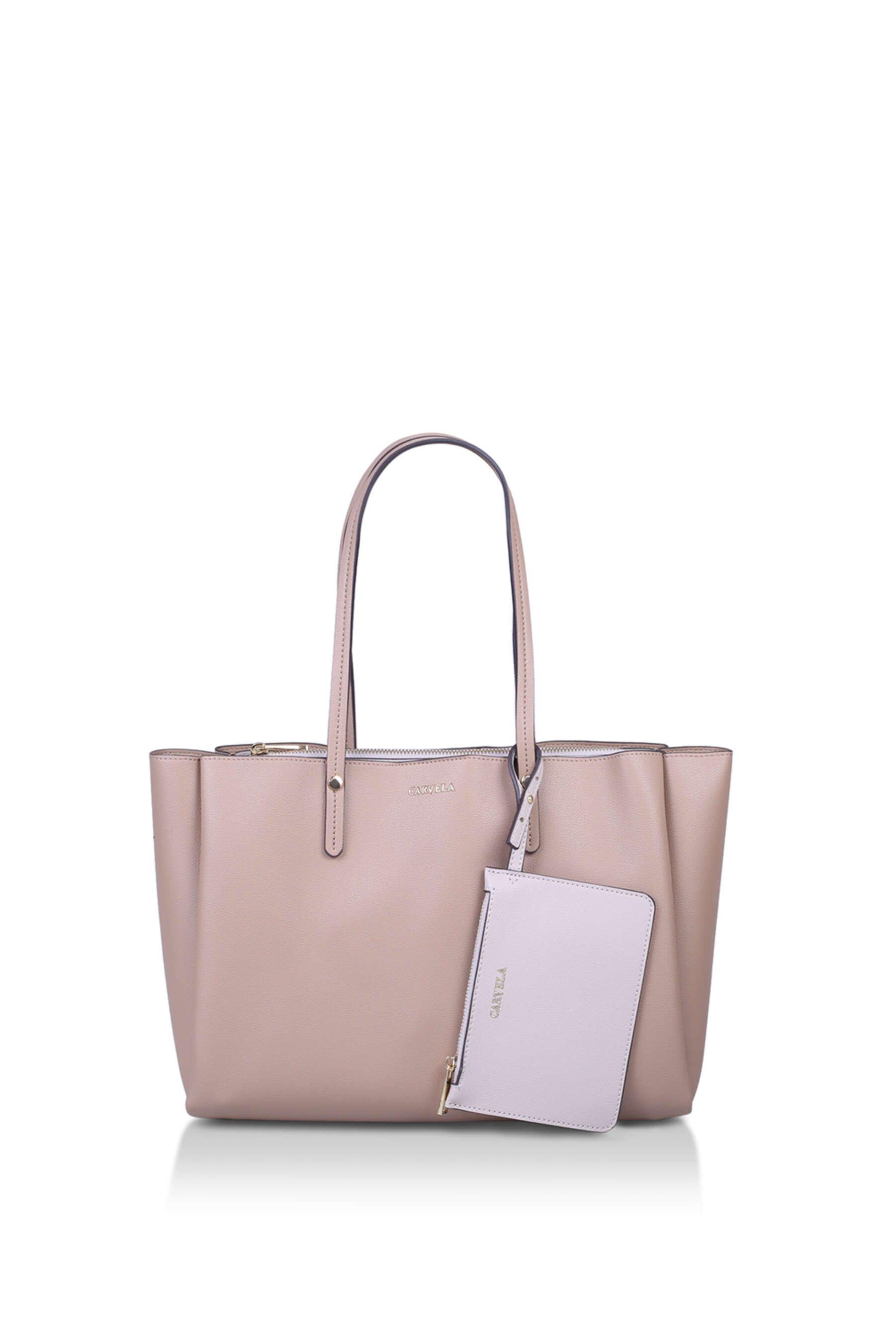 Carvela pink deals tote bag