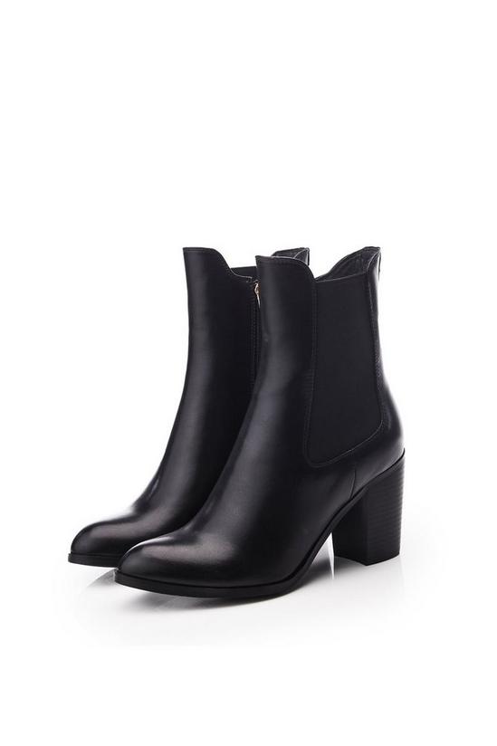Boots | 'Briee' Porvair Heeled Boots | Moda In Pelle