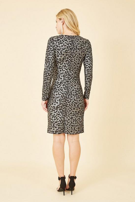Mela Silver Leopard Bodycon Dress 5