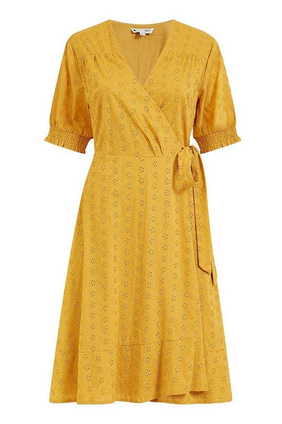 Dresses | Broderie Anglaise Cotton 'Rhea' Wrap Dress | Yumi
