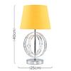 ValueLights Rothwell Silver Table Lamp thumbnail 6