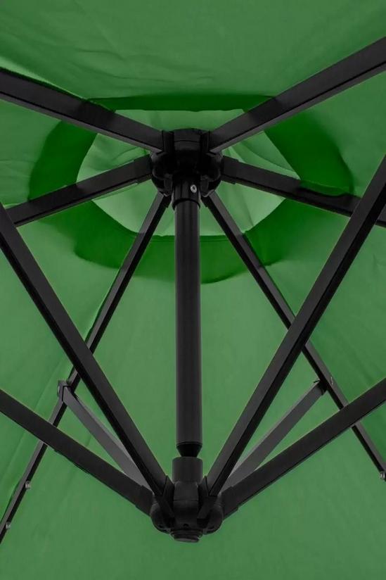 Monstershop Green 3m LED Cantilever Parasol 3