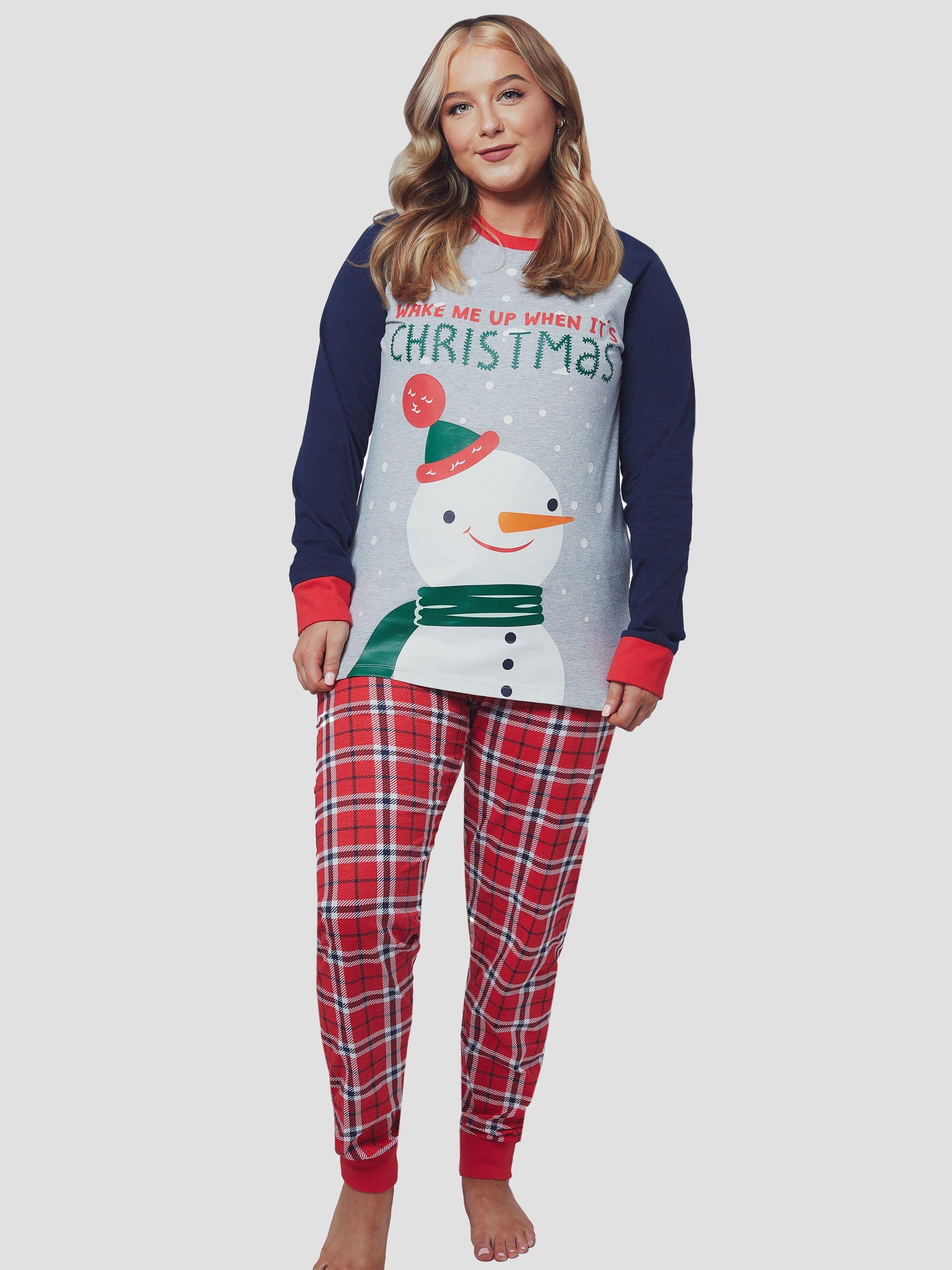 Womens tartan christmas online pyjamas