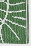 Homescapes Ada Botanical White & Green Outdoor Rug thumbnail 3