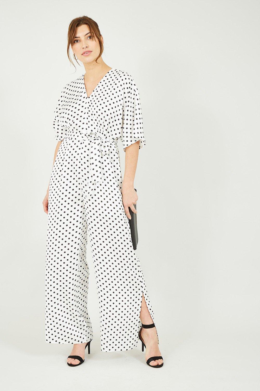 Polka dot deals jumpsuit uk