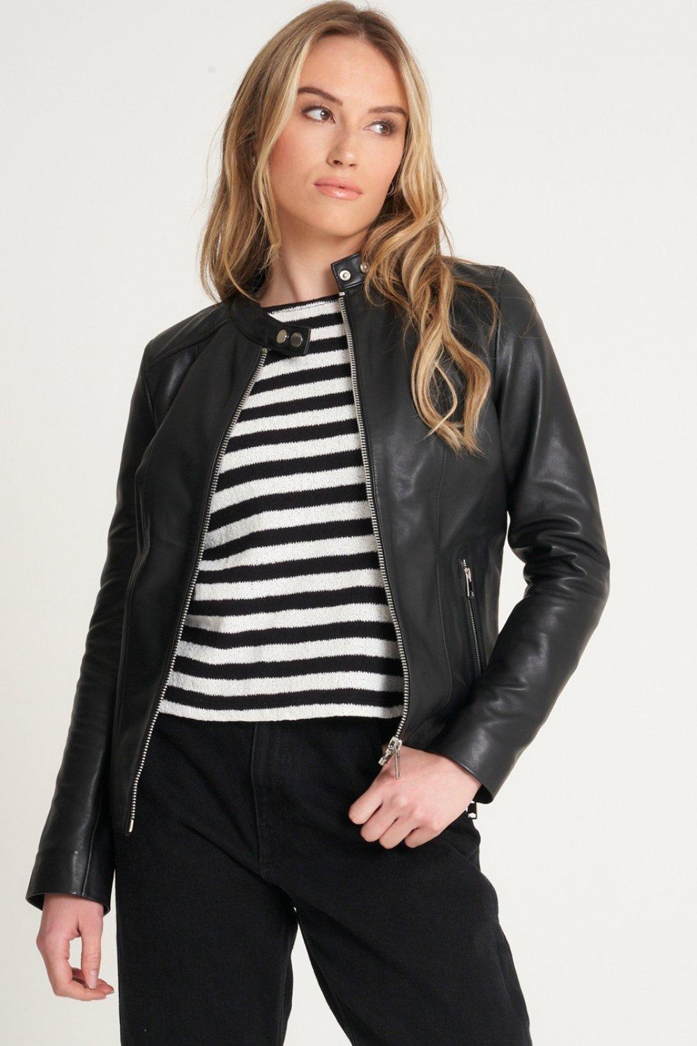 Wallis leather look on sale jacket