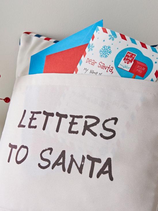Catherine Lansfield 'Christmas Letters To Santa' Cushion 4