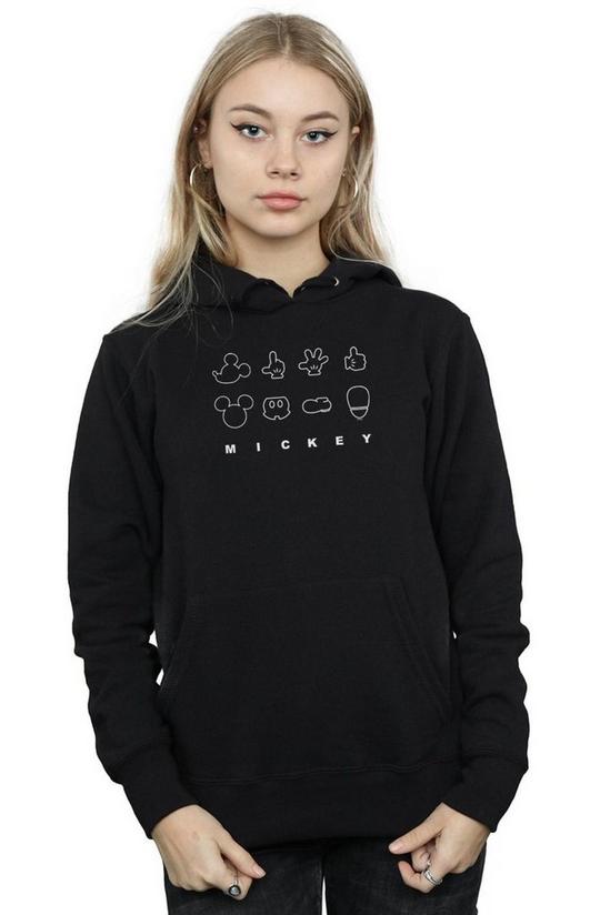 Disney Mickey Mouse Deconstructed Hoodie 1