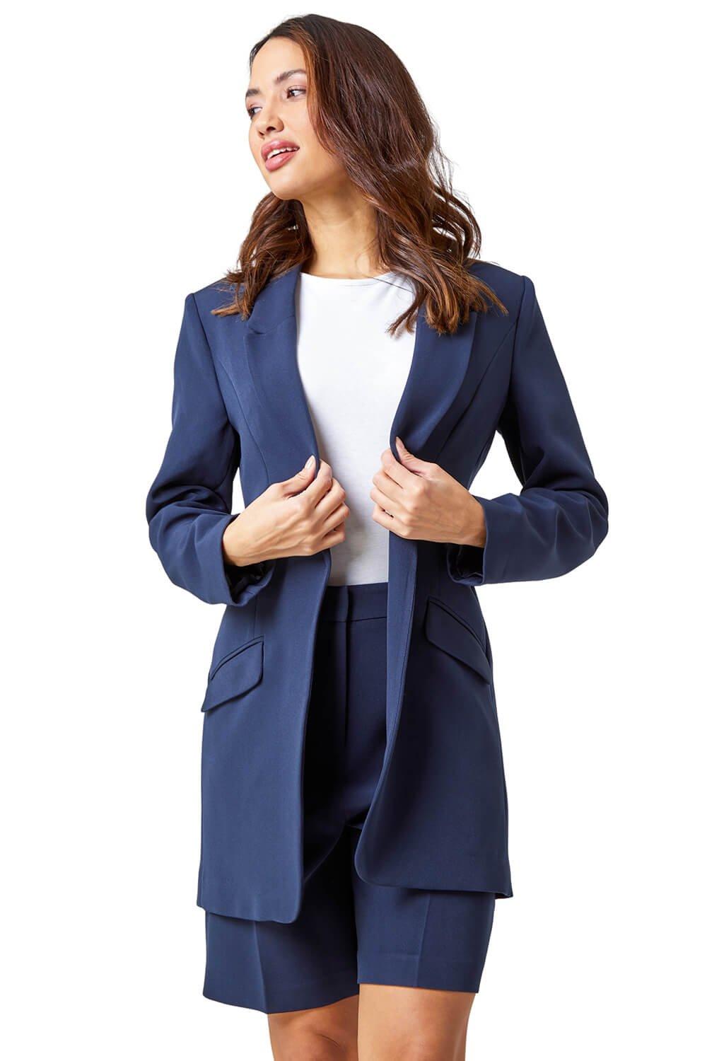 Wallis hot sale navy blazer