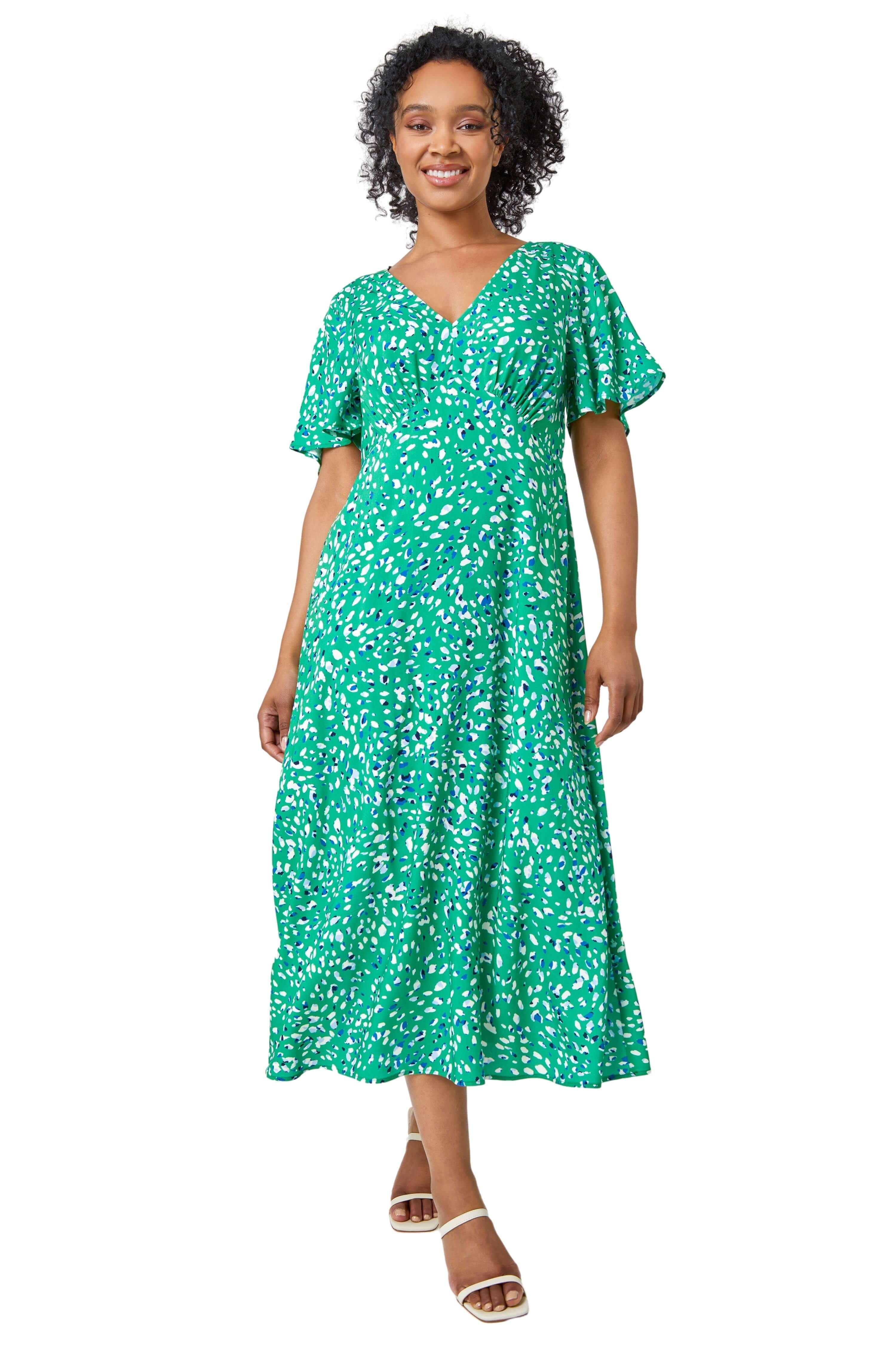 Dresses | Petite Flute Sleeve Maxi Dress | Roman