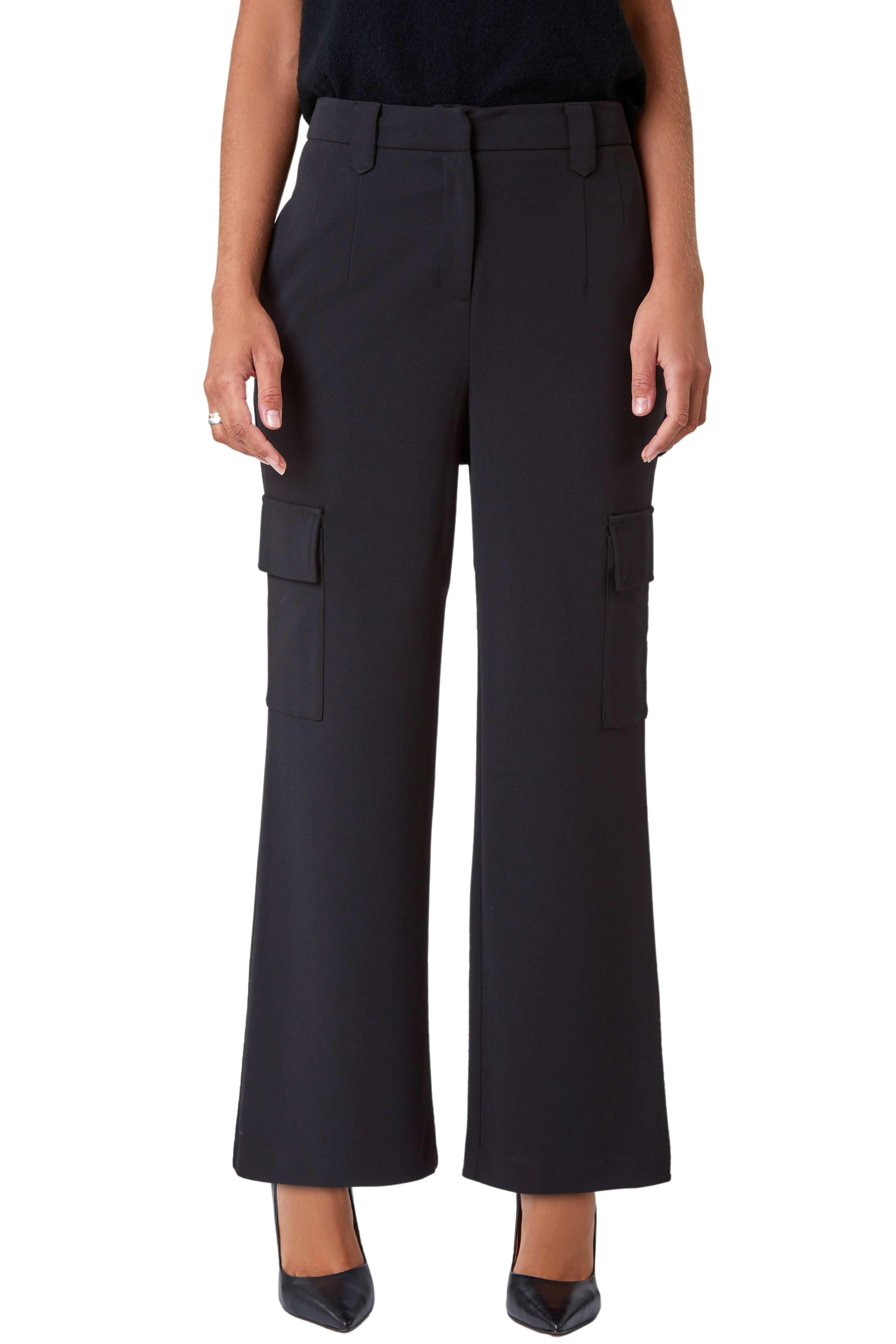 Buy Lipsy Black Rhinestone Wide Leg Woven Smart Trousers from Next India