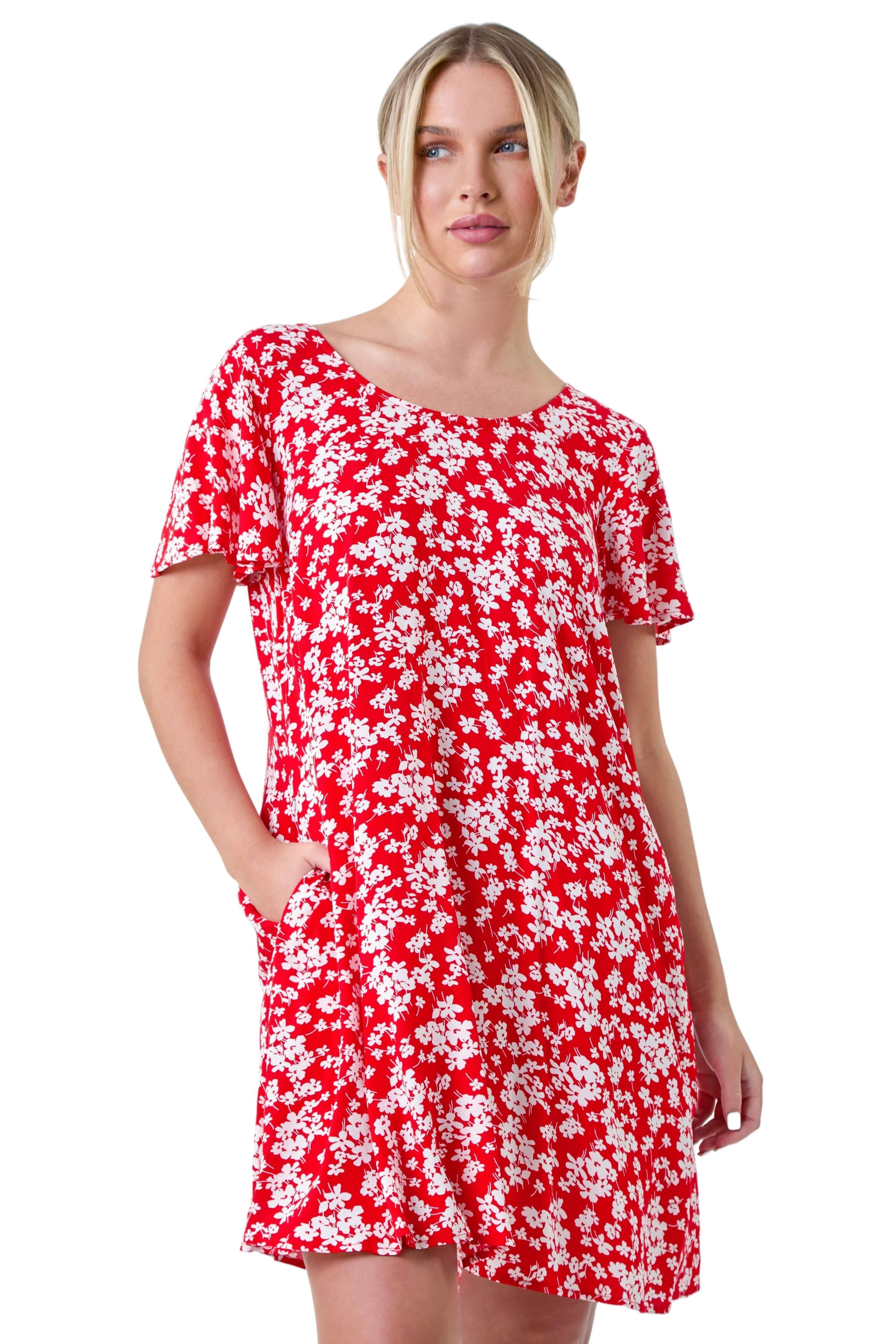 Dresses | Petite Ditsy Floral T-Shirt Dress | Roman