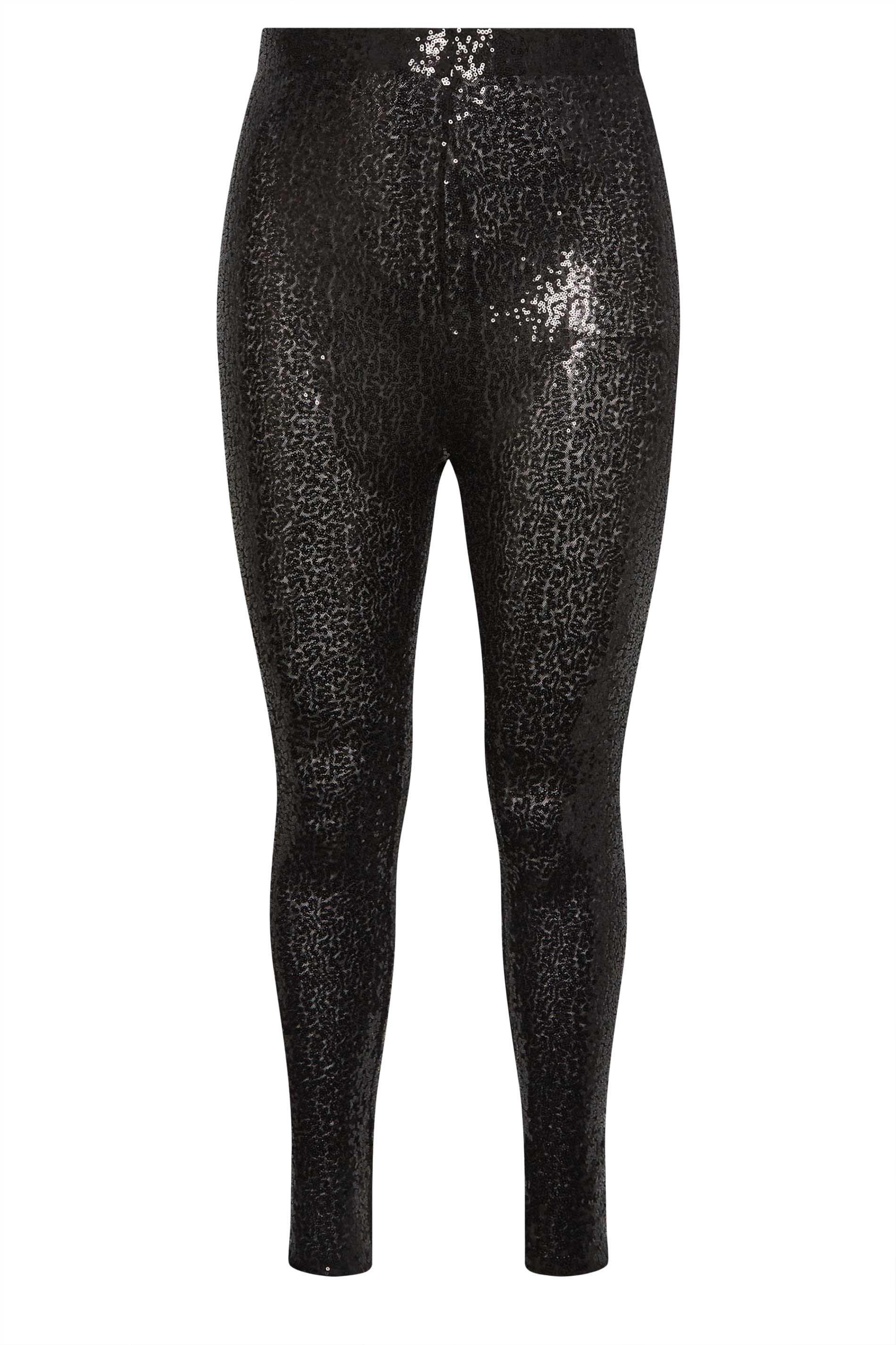 Womens Leggings outfits Yoga Sequin Bling Sequin Slim Leg Glitter for  Holiday Shiny Casual Pants - Walmart.com