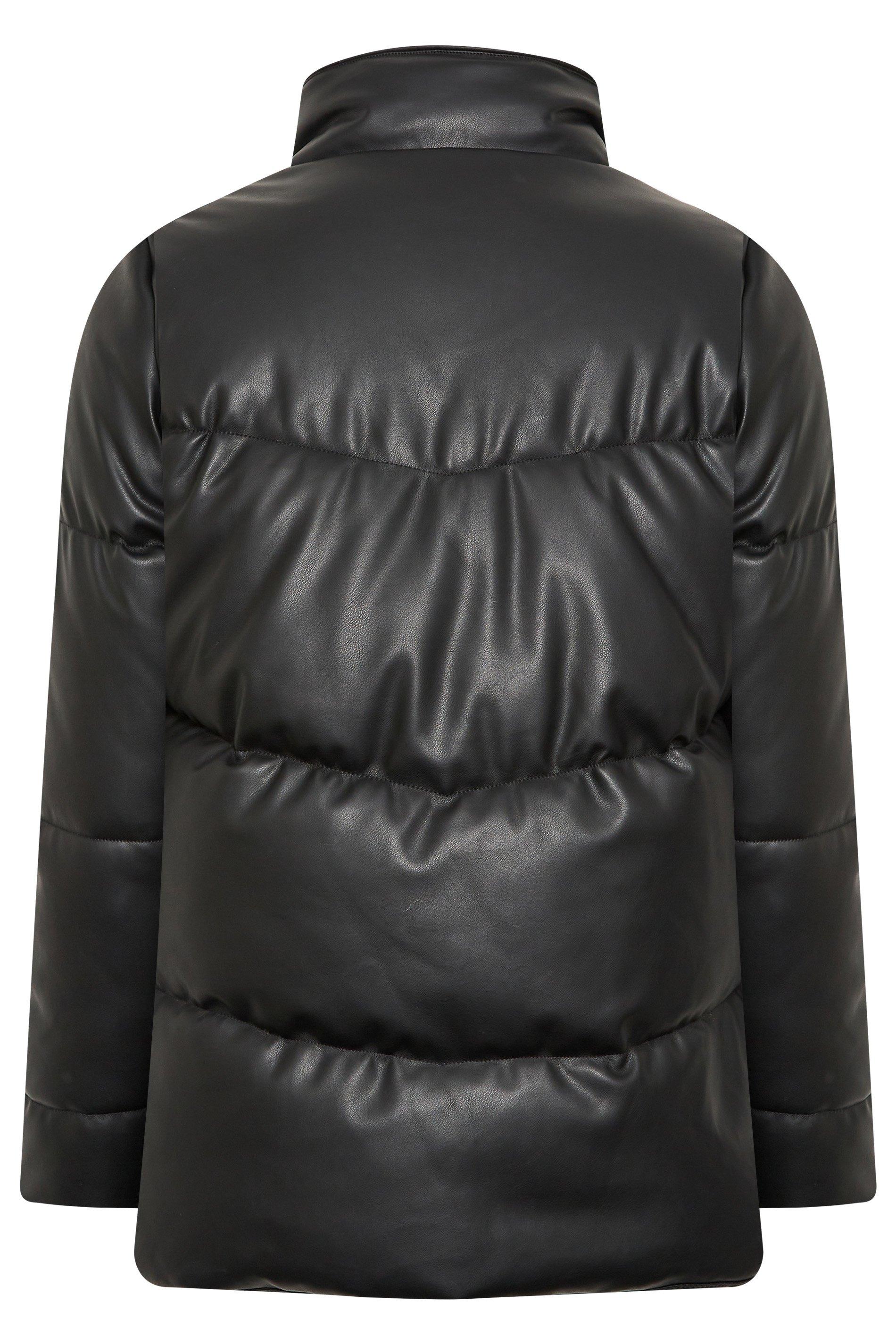 Leather puffer deals