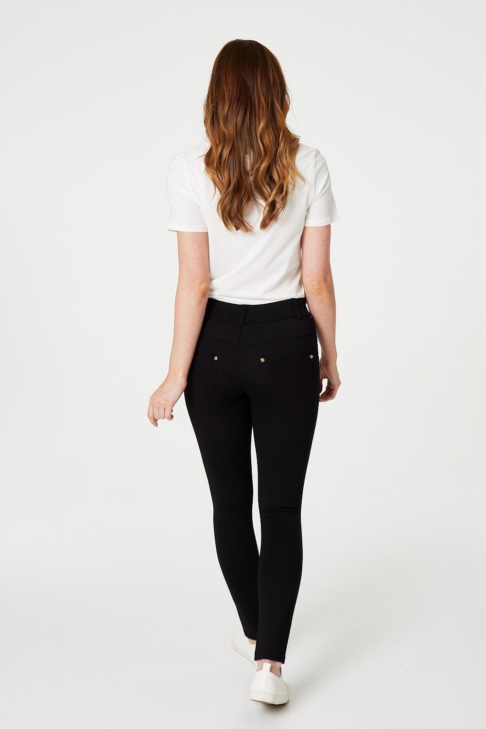 High rise store ankle jeggings