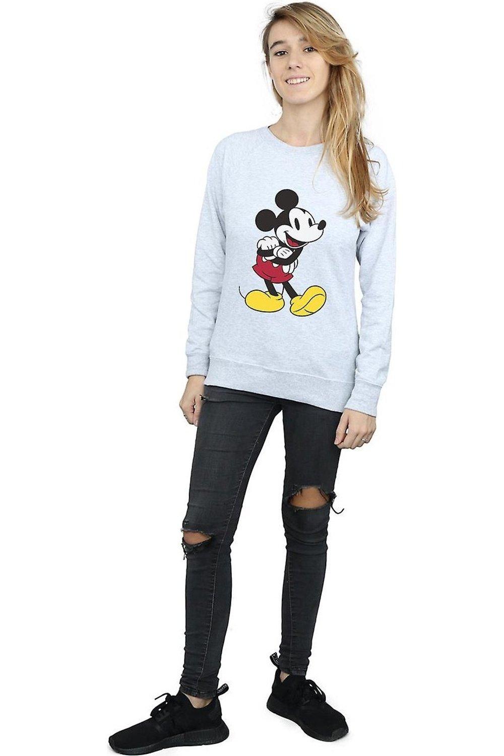 Mickey mouse gray on sale sweatshirt