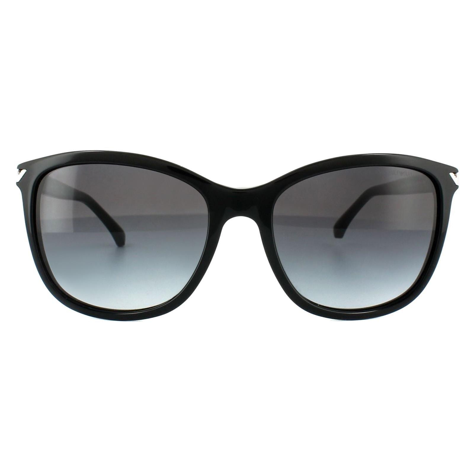 Sunglasses | Rectangle Black Grey Gradient 4060 Sunglasses | Emporio Armani