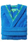United Colors of Benetton United Colors 100% Cotton Bathrobe with Hoodie L/XL Blue thumbnail 1