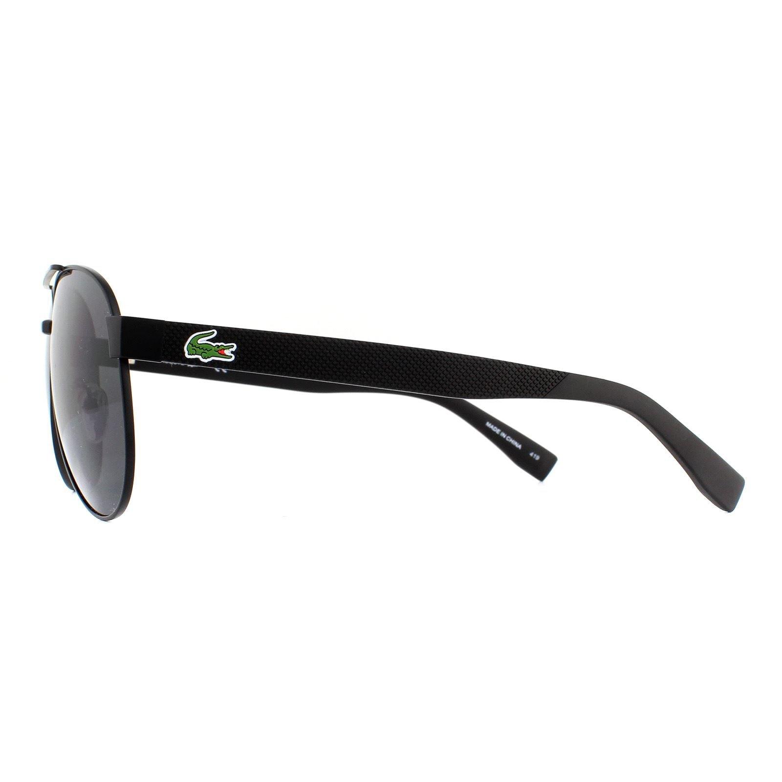 Lacoste black on sale aviator sunglasses