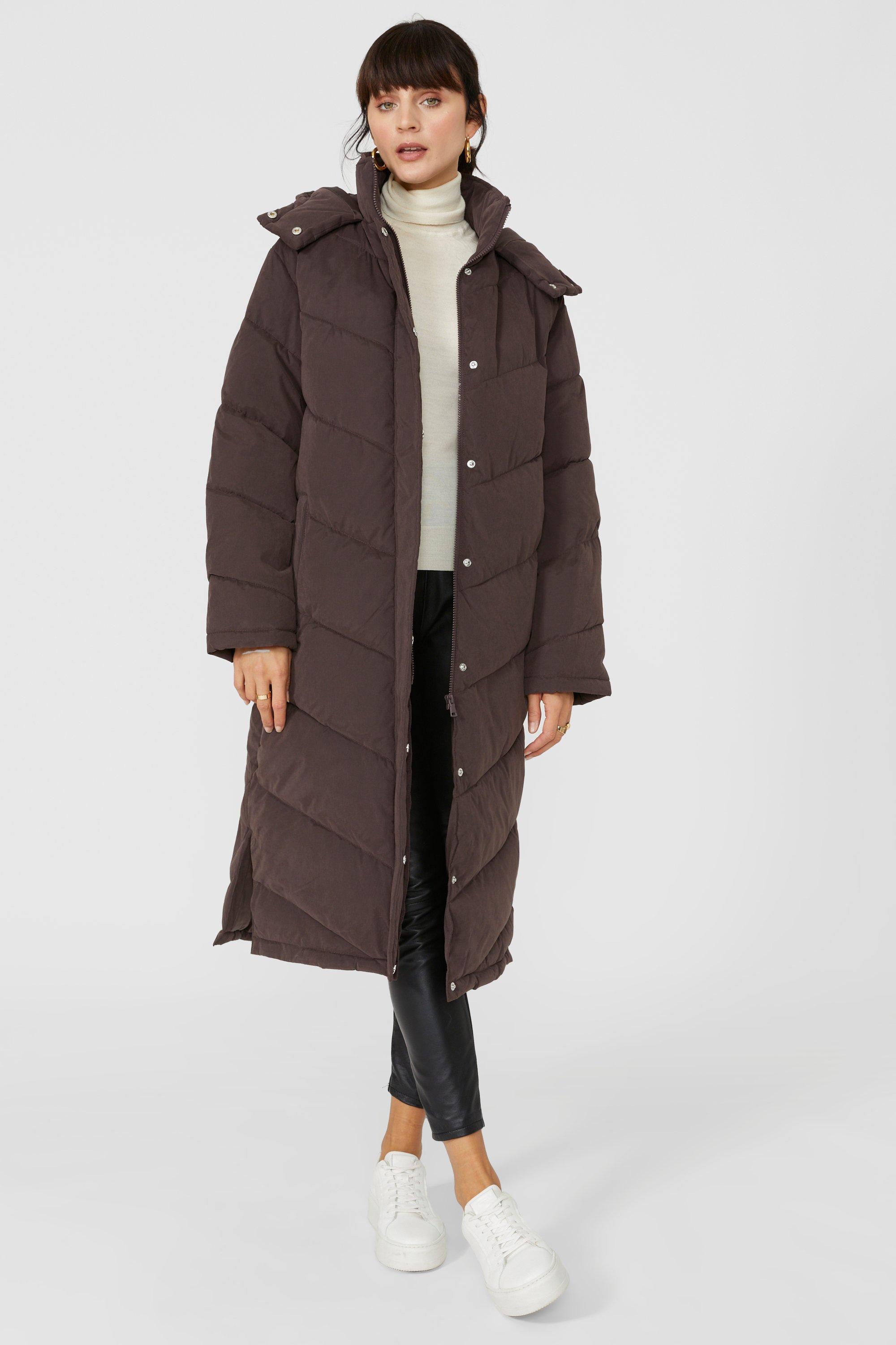 Principles long store padded coat