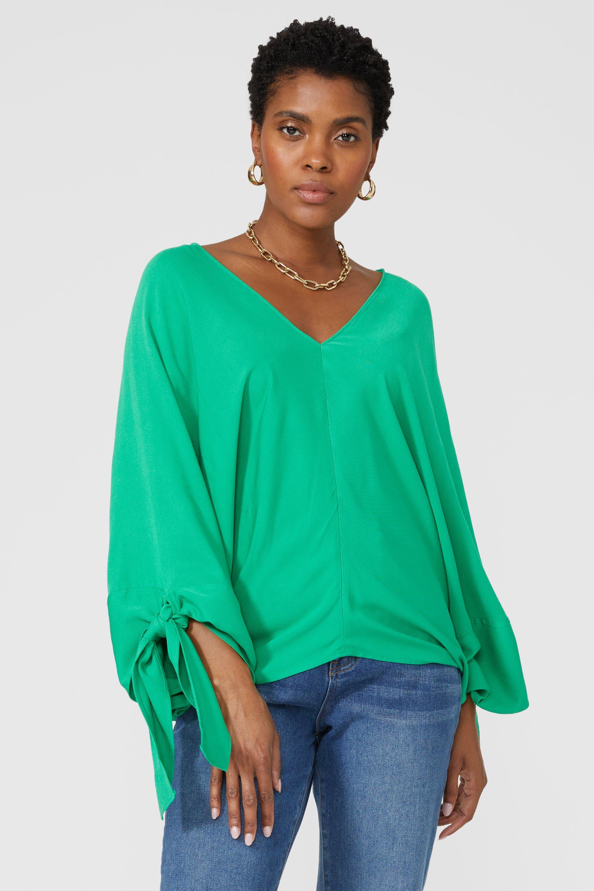 Tops | Petite Batwing Tie Sleeve Top | Principles