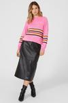 Principles Contrast Stripe Crew Neck Knitted Jumper thumbnail 2