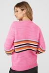 Principles Contrast Stripe Crew Neck Knitted Jumper thumbnail 4