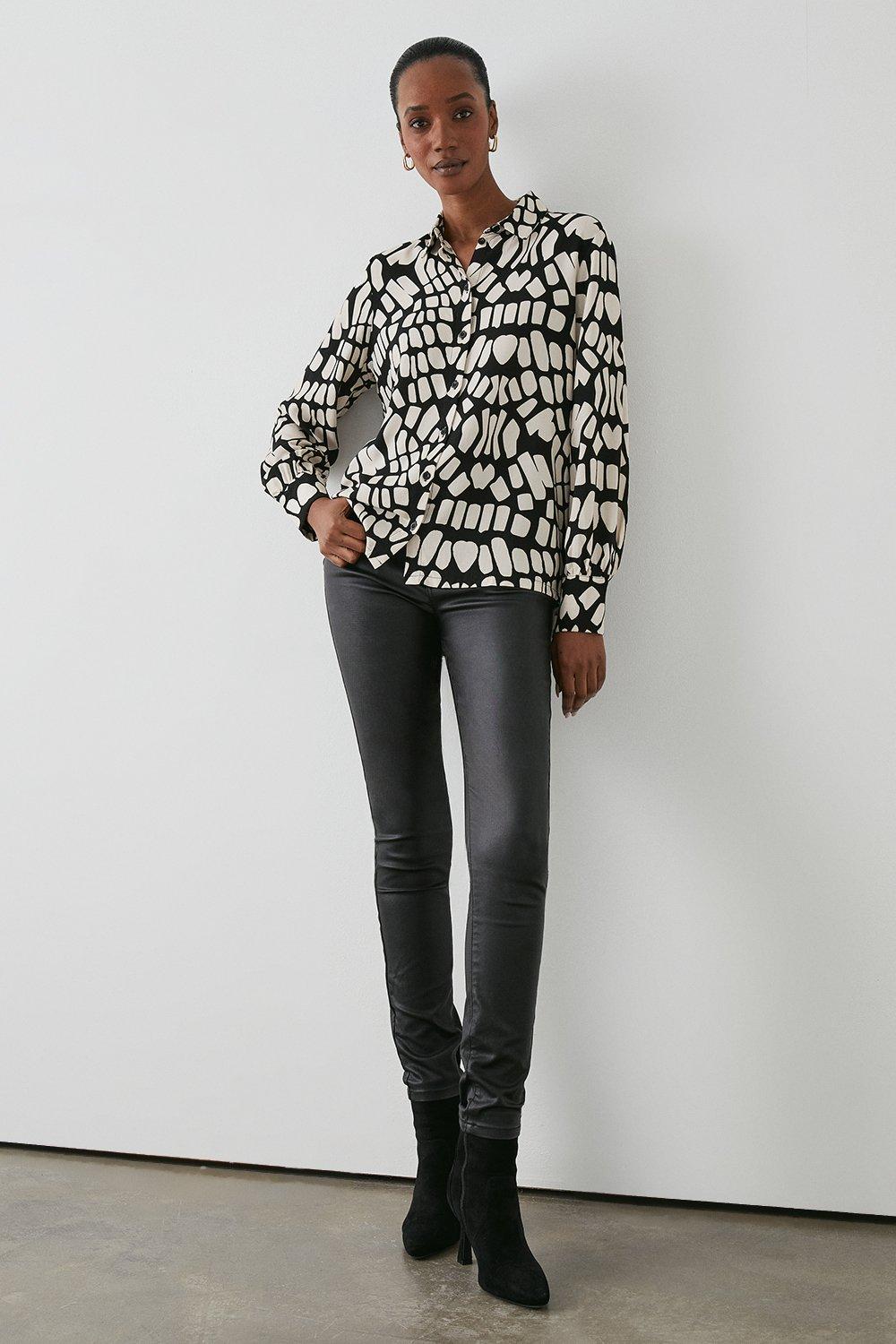 Animal print high store low top